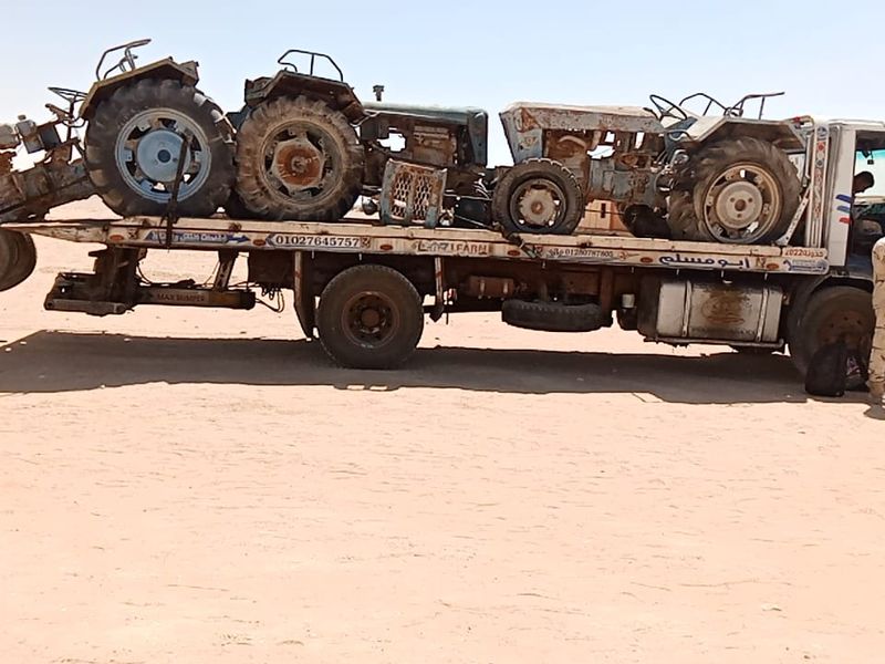 ونش ينقل جرارات قديمة - الإسماعيلية