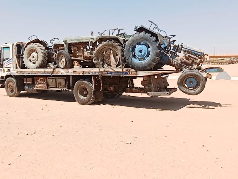 ونش ينقل جرارات قديمة - الإسماعيلية