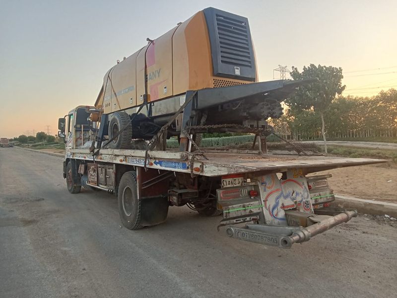 ونش ينقل معدة برتقالية - الإسماعيلية